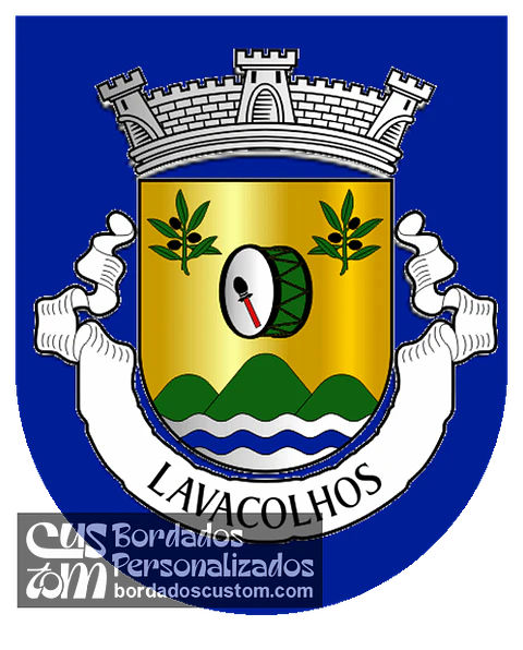 Emblema Bordado Freguesia de Lavacolhos (Fundão, Castelo Branco)