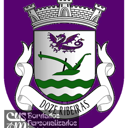 Emblema Bordado Freguesia de Doze Ribeiras (Angra do Heroísmo, Açores) 1