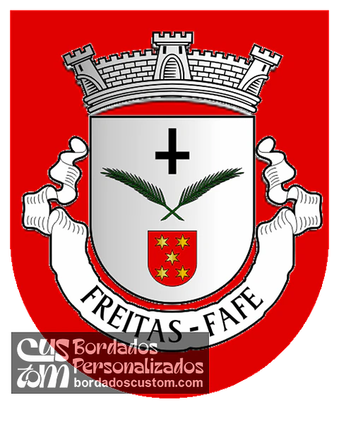 Emblema Bordado Antiga Freguesia de Freitas (Fafe, Braga)