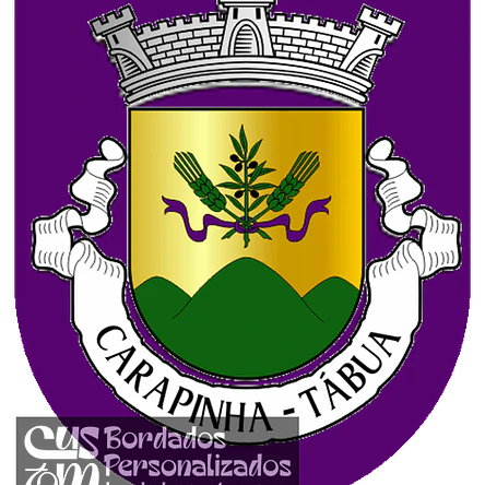 Emblema Bordado Freguesia de Carapinha (Tábua, Coimbra) 1