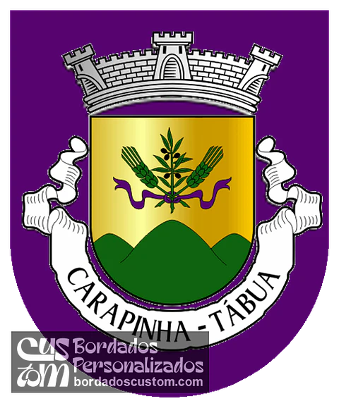 Emblema Bordado Freguesia de Carapinha (Tábua, Coimbra)