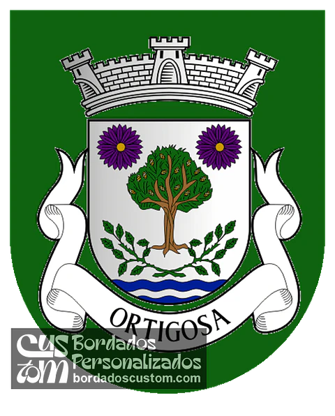 Emblema Bordado Antiga Freguesia de Ortigosa (Leiria, Leiria)