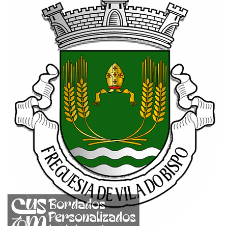 Emblema Bordado Antiga Freguesia de Vila do Bispo (Albufeira, Faro) 1