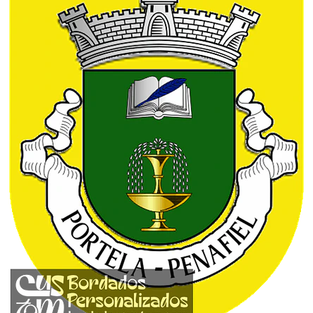 Emblema Bordado Antiga Freguesia de Portela (Penafiel, Porto) 1