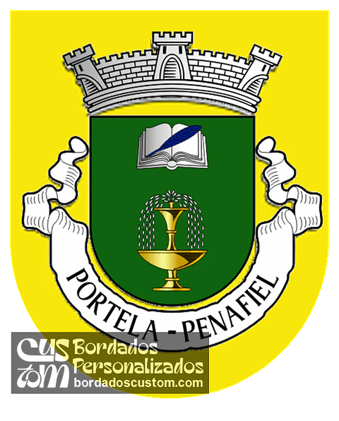 Emblema Bordado Antiga Freguesia de Portela (Penafiel, Porto)