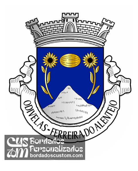 Emblema Bordado Freguesia de Odivelas (Ferreira do Alentejo, Beja)