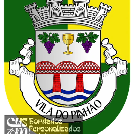 Emblema Bordado Freguesia de Pinhão (Alijó, Vila Real) 1