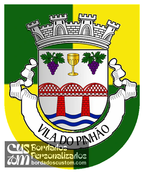 Emblema Bordado Freguesia de Pinhão (Alijó, Vila Real)
