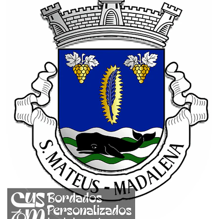 Emblema Bordado Freguesia de São Mateus (Madalena, Açores) 1