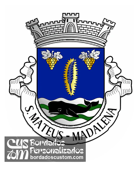 Emblema Bordado Freguesia de São Mateus (Madalena, Açores)