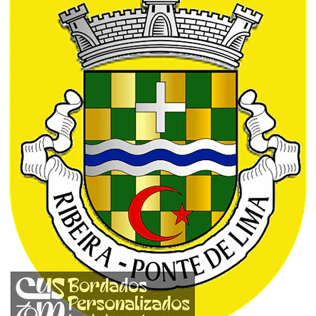 Emblema Bordado Freguesia de Ribeira (Ponte de Lima, Viana do Castelo) 1