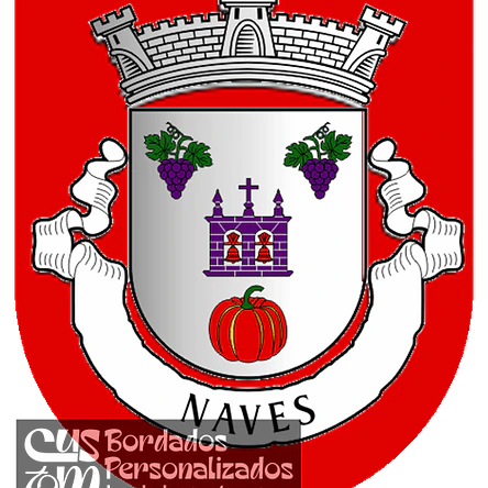 Emblema Bordado Antiga Freguesia de Naves (Almeida, Guarda) 1