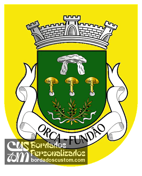 Emblema Bordado Freguesia de Orca (Fundão, Castelo Branco)