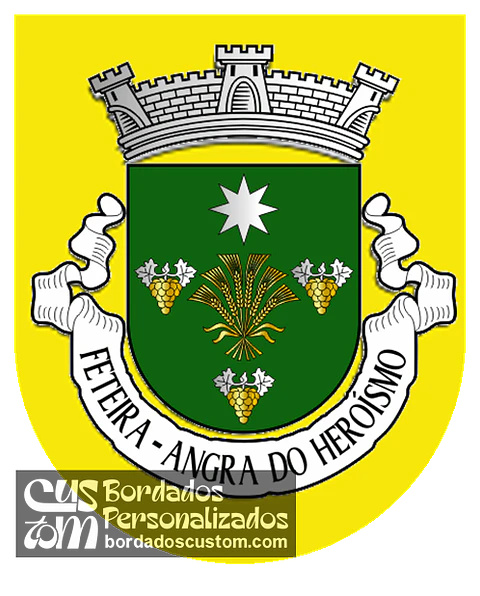 Emblema Bordado Freguesia de Feteira (Angra do Heroísmo, Açores)