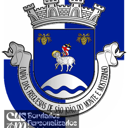 Emblema Bordado Freguesia de São João do Monte e Mosteirinho (Tondela, Viseu) 1