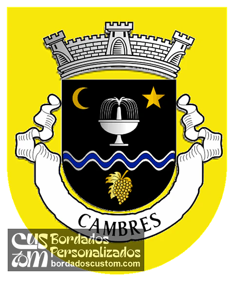 Emblema Bordado Freguesia de Cambres (Lamego, Viseu)