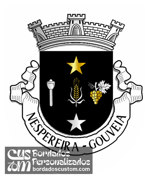 Emblema Bordado Freguesia de Nespereira (Gouveia, Guarda)