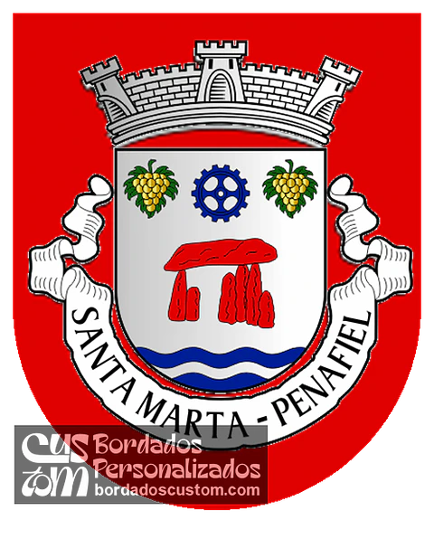 Emblema Bordado Antiga Freguesia de Santa Marta (Penafiel, Porto)