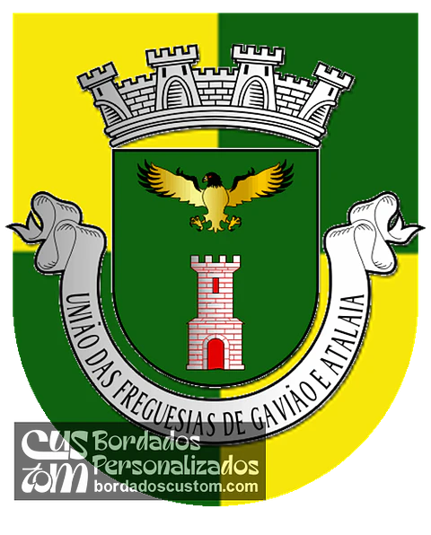Emblema Bordado Freguesia de Gavião e Atalaia (Gavião, Portalegre)