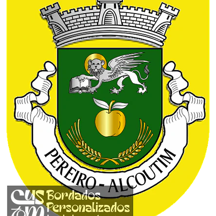 Emblema Bordado Antiga Freguesia de Pereiro (Alcoutim, Faro) 1