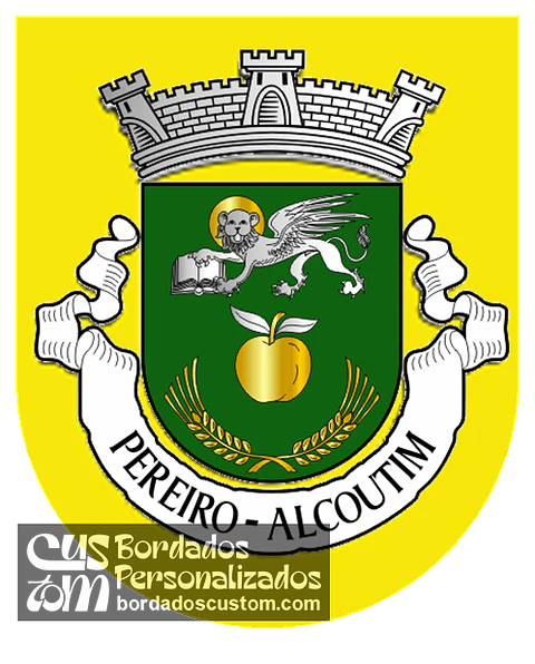 Emblema Bordado Antiga Freguesia de Pereiro (Alcoutim, Faro)