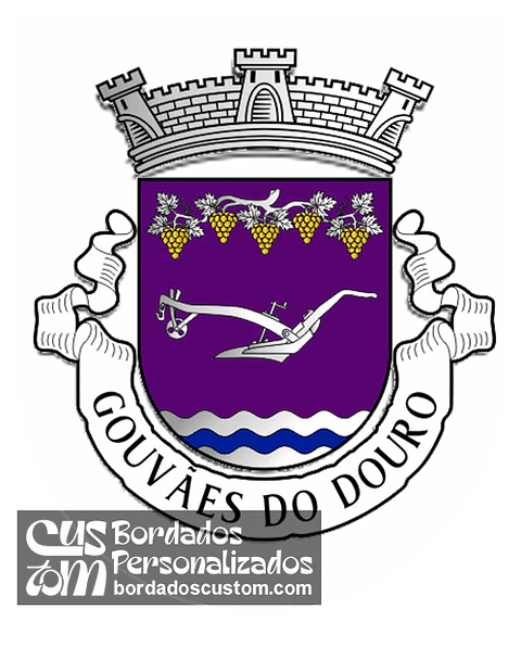 Emblema Bordado Antiga Freguesia de Gouvães do Douro (Sabrosa, Vila Real)