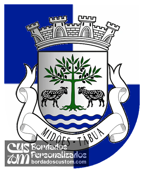 Emblema Bordado Freguesia de Midões (Tábua, Coimbra)