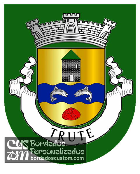 Emblema Bordado Freguesia de Trute (Monção, Viana do Castelo)