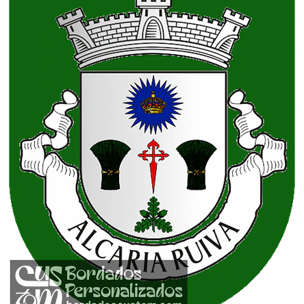 Emblema Bordado Freguesia de Alcaria Ruiva (Mértola, Beja) 1