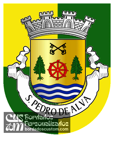 Emblema Bordado Antiga Freguesia de São Pedro de Alva (Penacova, Coimbra)