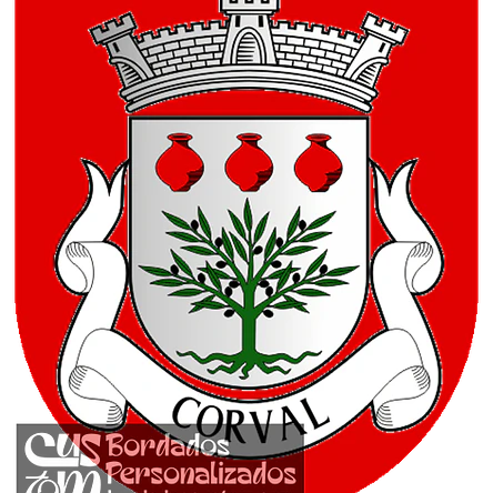 Emblema Bordado Freguesia de Corval (Reguengos de Monsaraz, Évora) 1