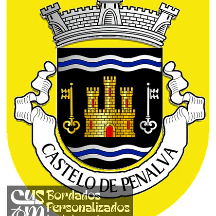 Emblema Bordado Freguesia de Castelo de Penalva (Penalva do Castelo, Viseu) 1