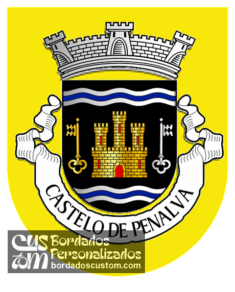 Emblema Bordado Freguesia de Castelo de Penalva (Penalva do Castelo, Viseu)