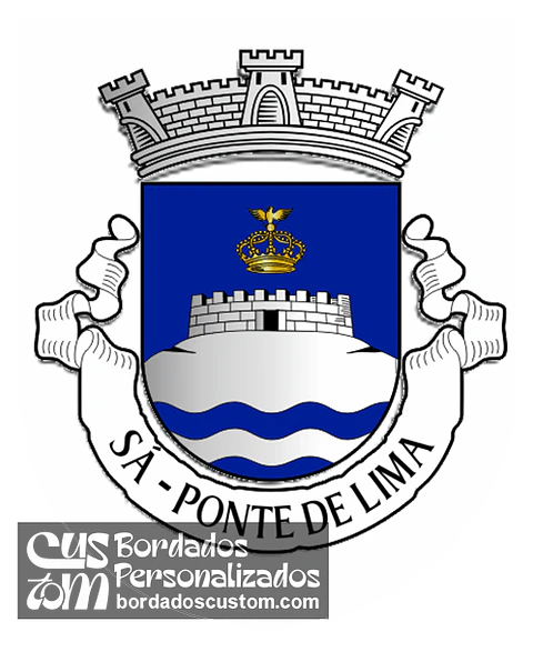 Emblema Bordado Freguesia de Sá (Ponte de Lima, Viana do Castelo)