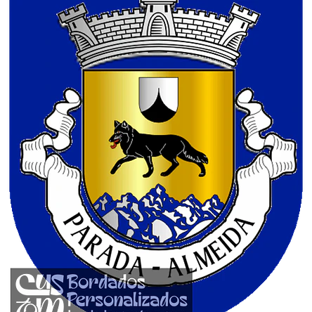 Emblema Bordado Antiga Freguesia de Parada (Almeida, Guarda) 1