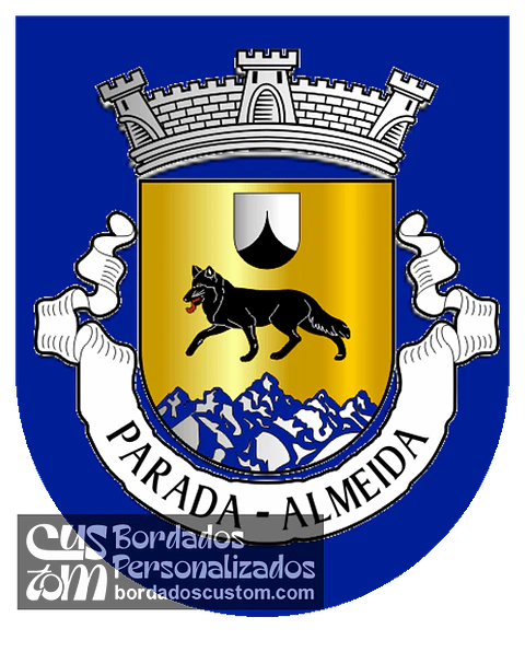 Emblema Bordado Antiga Freguesia de Parada (Almeida, Guarda)