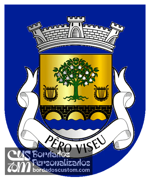 Emblema Bordado Freguesia de Pêro Viseu (Fundão, Castelo Branco)