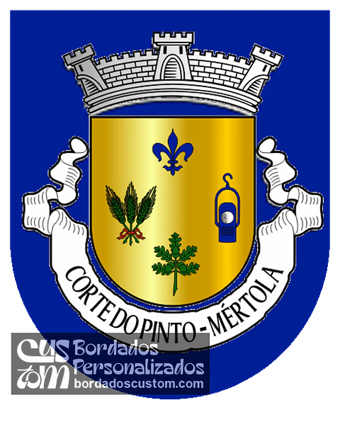 Emblema Bordado Freguesia de Corte do Pinto (Mértola, Beja)
