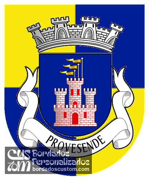 Emblema Bordado Antiga Freguesia de Provesende (Sabrosa, Vila Real)