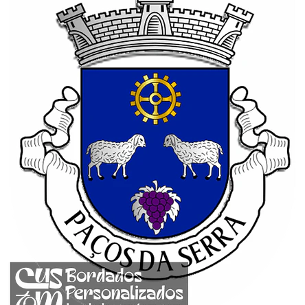 Emblema Bordado Freguesia de Paços da Serra (Gouveia, Guarda) 1