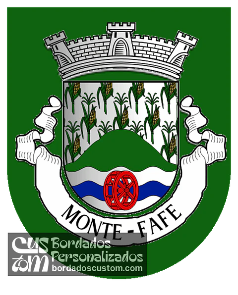 Emblema Bordado Antiga Freguesia de Monte (Fafe, Braga)