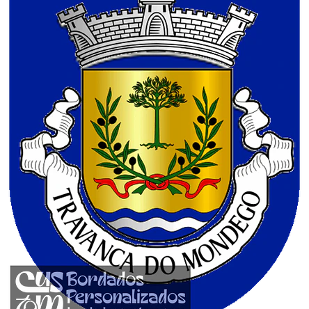 Emblema Bordado Antiga Freguesia de Travanca do Mondego (Penacova, Coimbra) 1