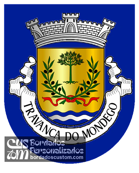 Emblema Bordado Antiga Freguesia de Travanca do Mondego (Penacova, Coimbra)