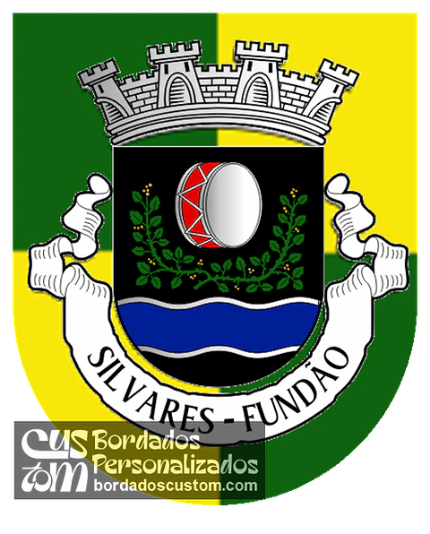 Emblema Bordado Freguesia de Silvares (Fundão, Castelo Branco)