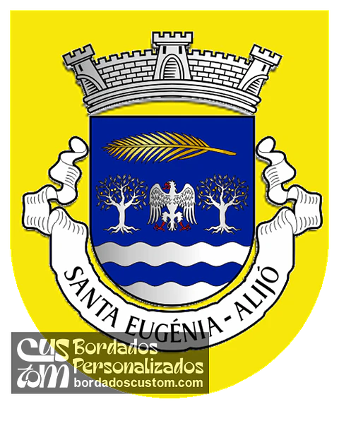 Emblema Bordado Freguesia de Santa Eugénia (Alijó, Vila Real)
