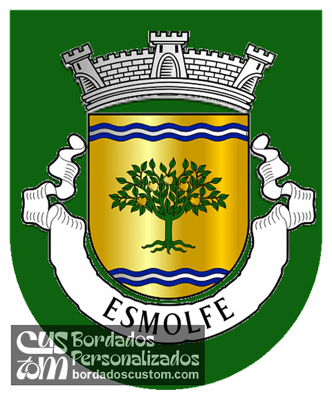 Emblema Bordado Freguesia de Esmolfe (Penalva do Castelo, Viseu)