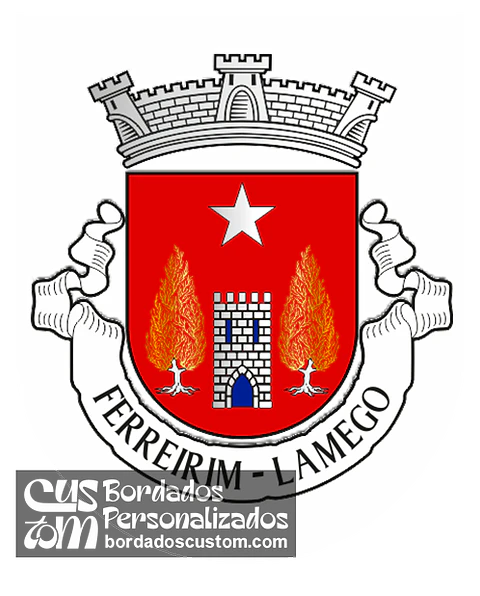Emblema Bordado Freguesia de Ferreirim (Lamego, Viseu)