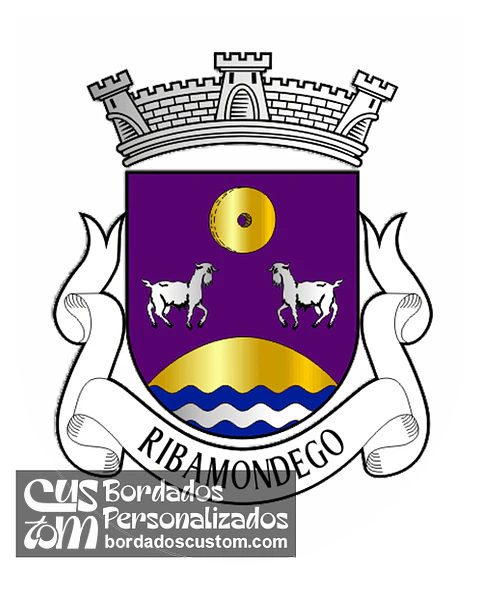 Emblema Bordado Freguesia de Ribamondego (Gouveia, Guarda)