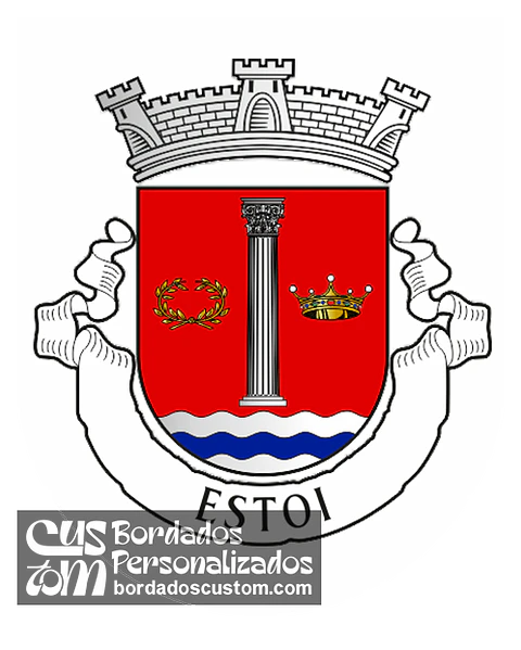 Emblema Bordado Antiga Freguesia de Estoi (Faro, Faro)