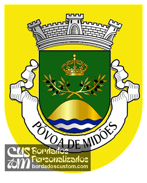Emblema Bordado Freguesia de Póvoa de Midões (Tábua, Coimbra)